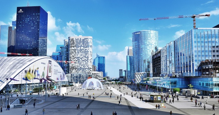 À La Défense, l’État veut transformer des centaines de milliers de m² de bureaux vacants en logements.